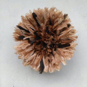 Chapéu Juju bege salpicado preto 50 cm (19&quot;)