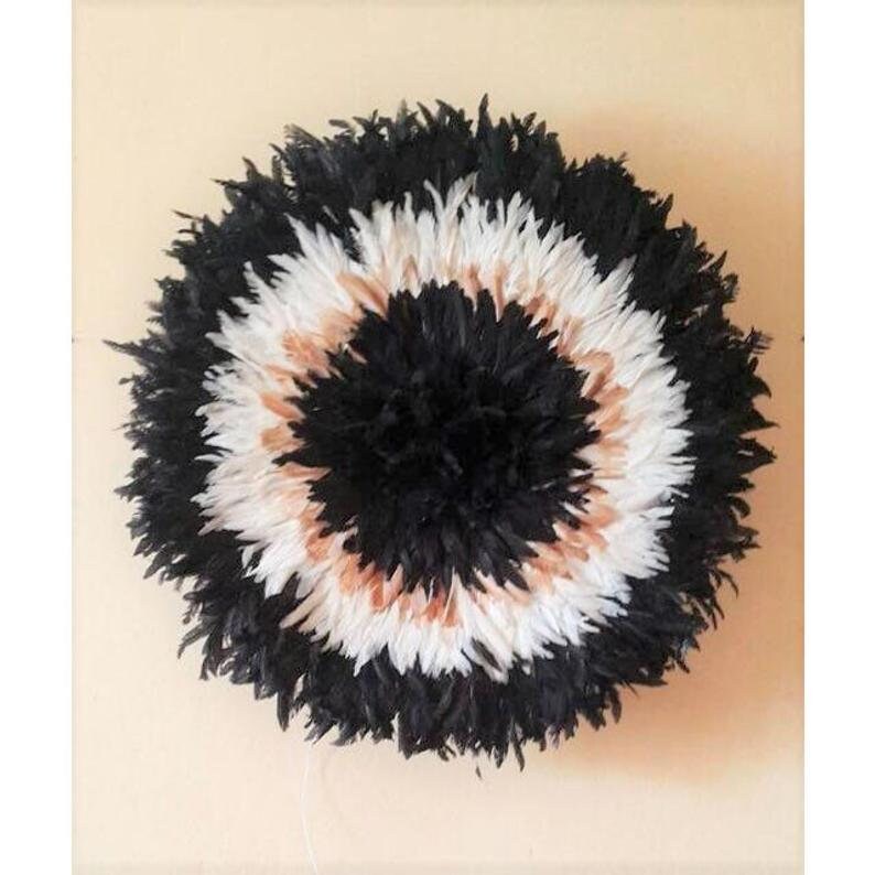 Juju Hat Tricolore Noir Beige et Blanc de 80 cm | 31,205.00 EUR