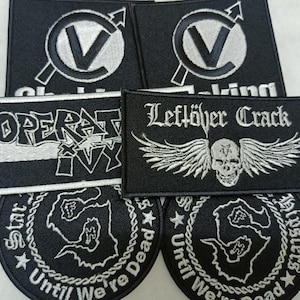 Toppa ricamata Leftover Crack - Choking Victim - Operation Ivy - Toppa ska punk anti-bandiera