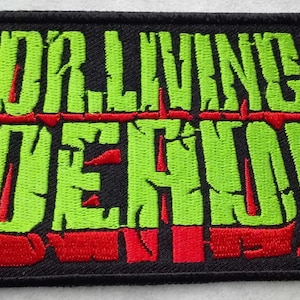 Dr. LIVING DEAD gestickter Patch metal thrash crossover