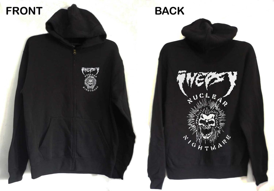 INEPSY Nuclear Nightmare Hoodie Zipper Anticimex Driller Killer