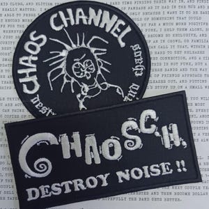 CHAOS CH - parche bordado del Canal del Caos. Confundir a Gai Kuro.