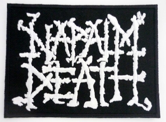 NAPALM DEATH Embroidered Patch Nasum Siege Rotten Sound Grindcore