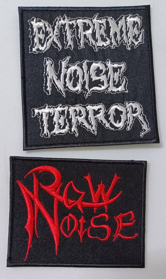 刺繍パッチ エクストリームノイズテラー - 生のノイズ - 喉の