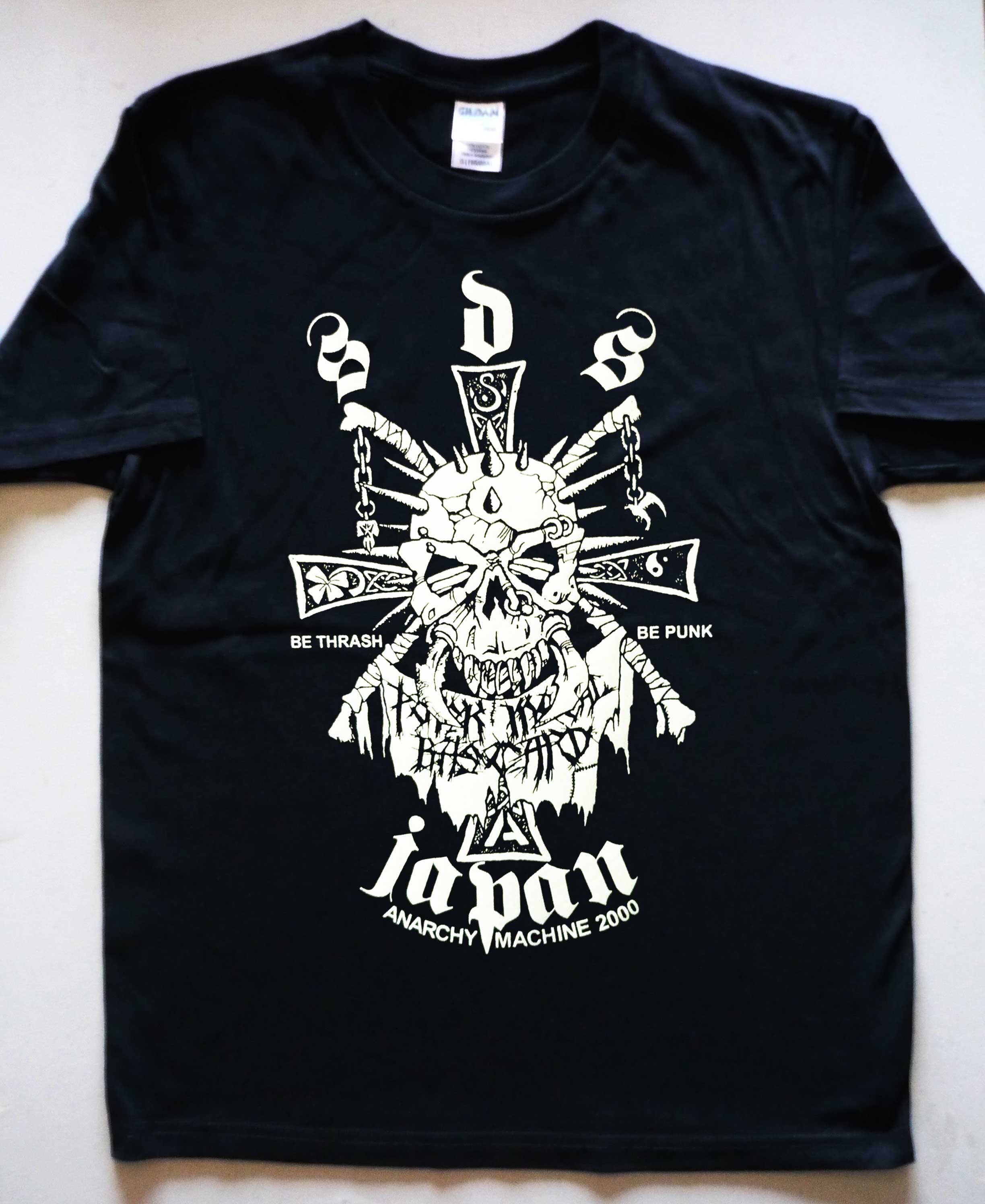 BADSAIKUSH Anarchy Tシャツ　白　Lサイズ　送料込み □ 公式 □ SAYSKY/セイスカイ ランニングTシャツ（ロング