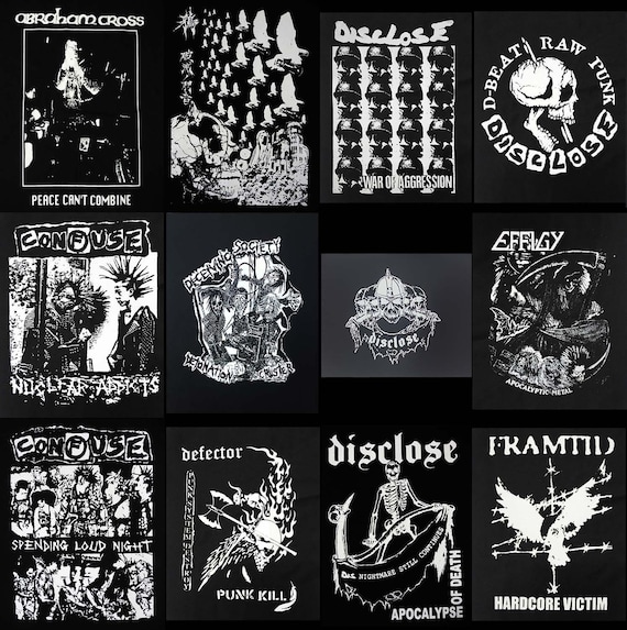 Printed Back Patch - Abraham Cross Crow Confuse Disclose Defector