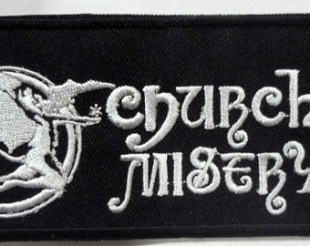 CHURCH OF MISERY embroidered patch electic wizard doom stoner rock