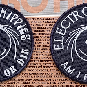 ELECTRO HIPPIES embroidered patch heresy napalm death repulsion