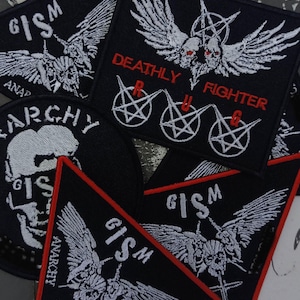 RANDY UCHIDA GROUP embroidered patch G.I.S.M. R.U.G. Gism Rug