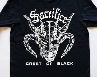SACRIFICE Crest of Black - T-shirt sabrabell metalpunk outrage zadiekel