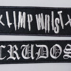 LIMP WRIST - CRUDOS Embroidered patch  capitalist casualties spazz