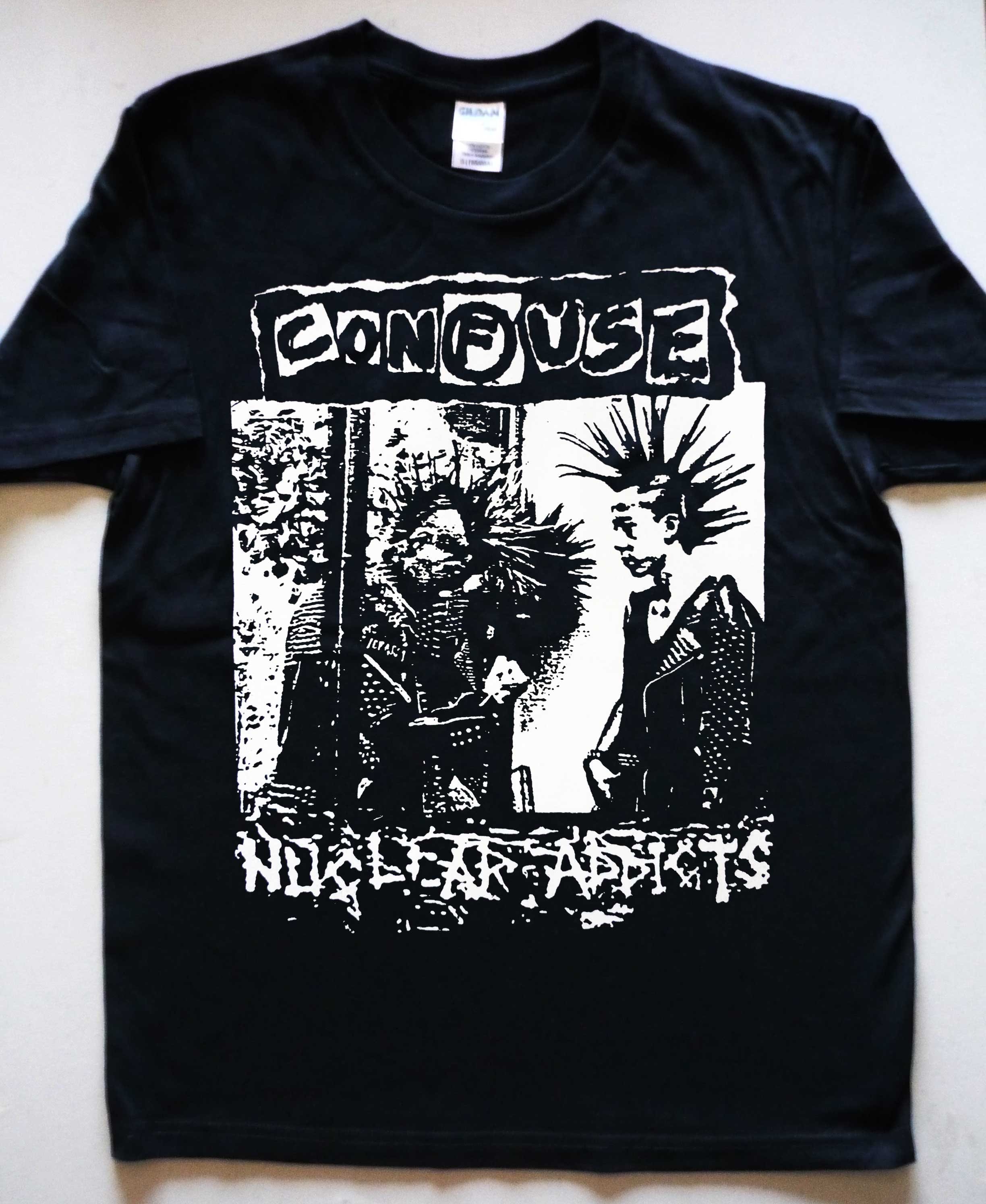 CONFUSE - Nuclear Addict T-shirt Gai Screaming Noise Addict - Etsy 