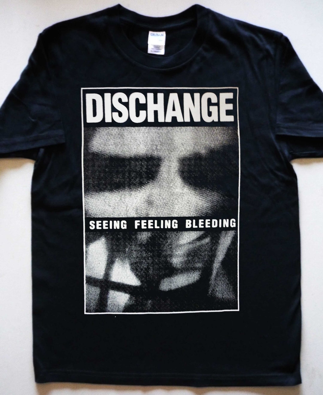 DISCHANGE - Seeing Feeling Bleeding T-shirt Meanwhile Skitsystem 