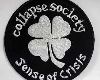 COLLAPSE SOCIETY embroidered patch 2 option