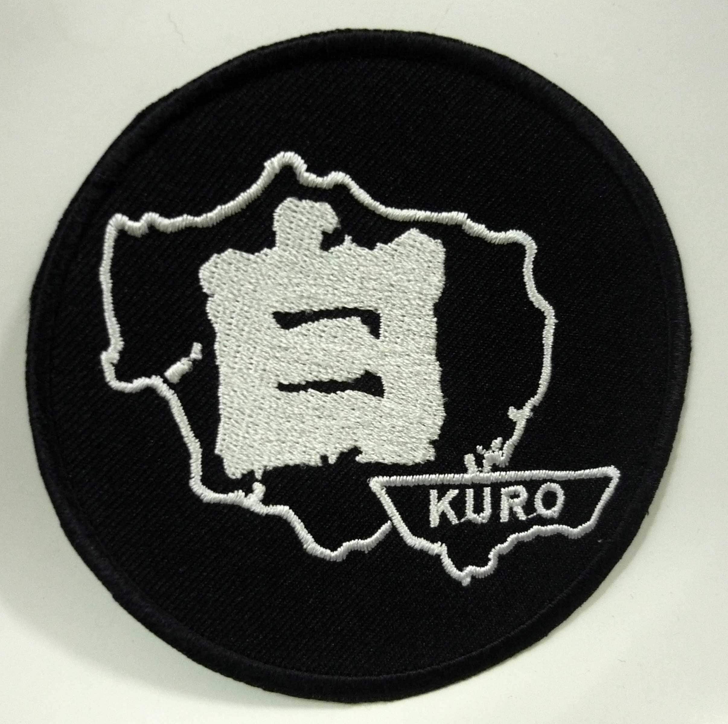 KURO Embroidered Patch 2 Design the Comes Gastunk Gai