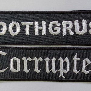 Parche bordado CORRUPTO noothgrush buzzoven lodo doom