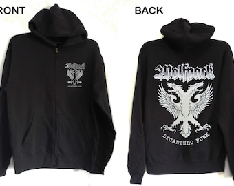 WOLFPACK Lycanthro Punk Hoodie zipper Wolfbrigade Skitsystem Disfear martydod