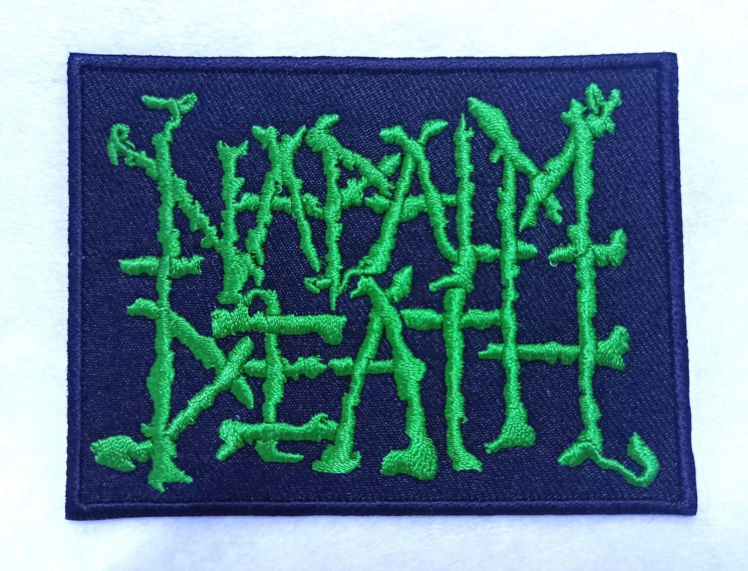 NAPALM DEATH Embroidered Patch Nasum Siege Rotten Sound Grindcore