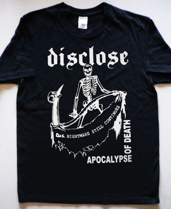 DISCLOSE - 死の黙示録Tシャツ ライフフェロシャスXフラムティッド