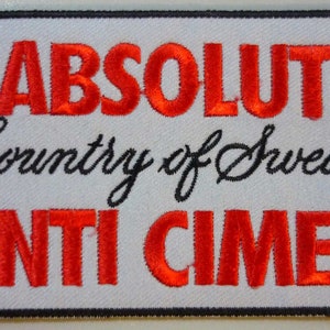 ANTI CIMEX embroidered patch optional Moment Maniacs wolfbrigade