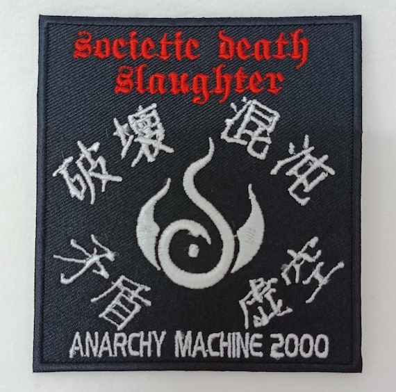 S.D.S. Embroidered Patch Societic Death Effigy Zoe Disturd Life
