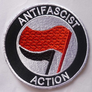 ANTIFACIST ACTION embroidered patch 3 option ALF antisocial