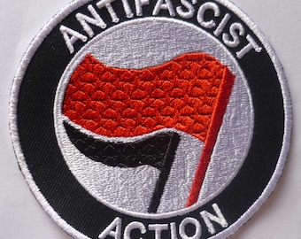 Écusson brodé ANTIFACIST ACTION 3, option