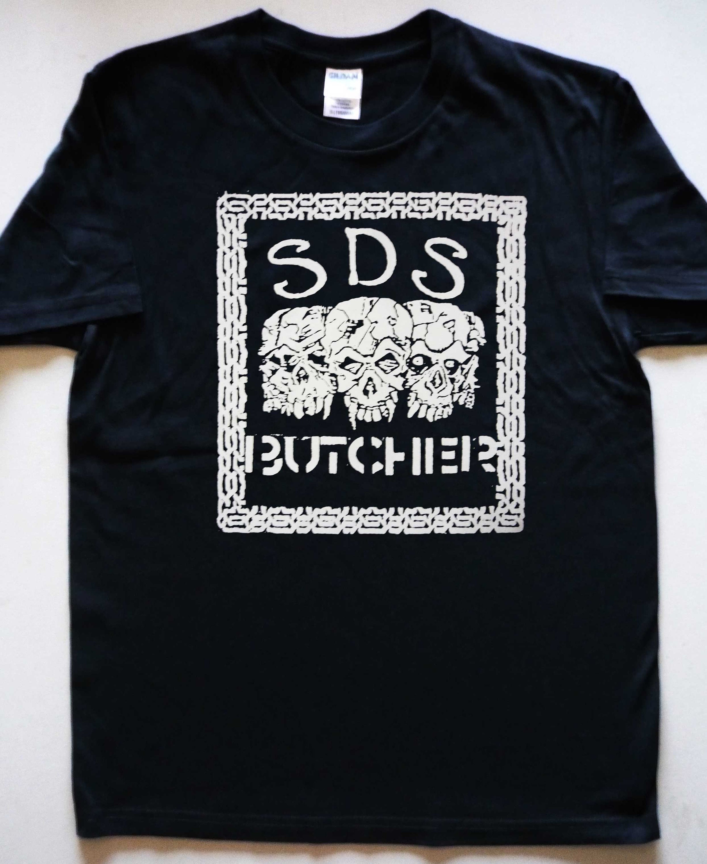 S.D.S. ブッチャー - Tシャツの彫像、最終的な地殻の悪臭、金属