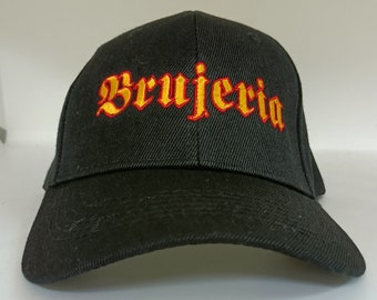 BRUJERIA embroidered baseball cap / velcro