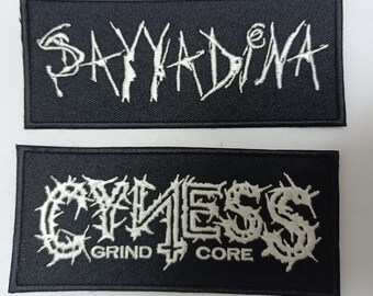 Parche bordado Grindcore Cyness Sayyadina ~ gusano podrido nasum napalm muerte insecto guerra