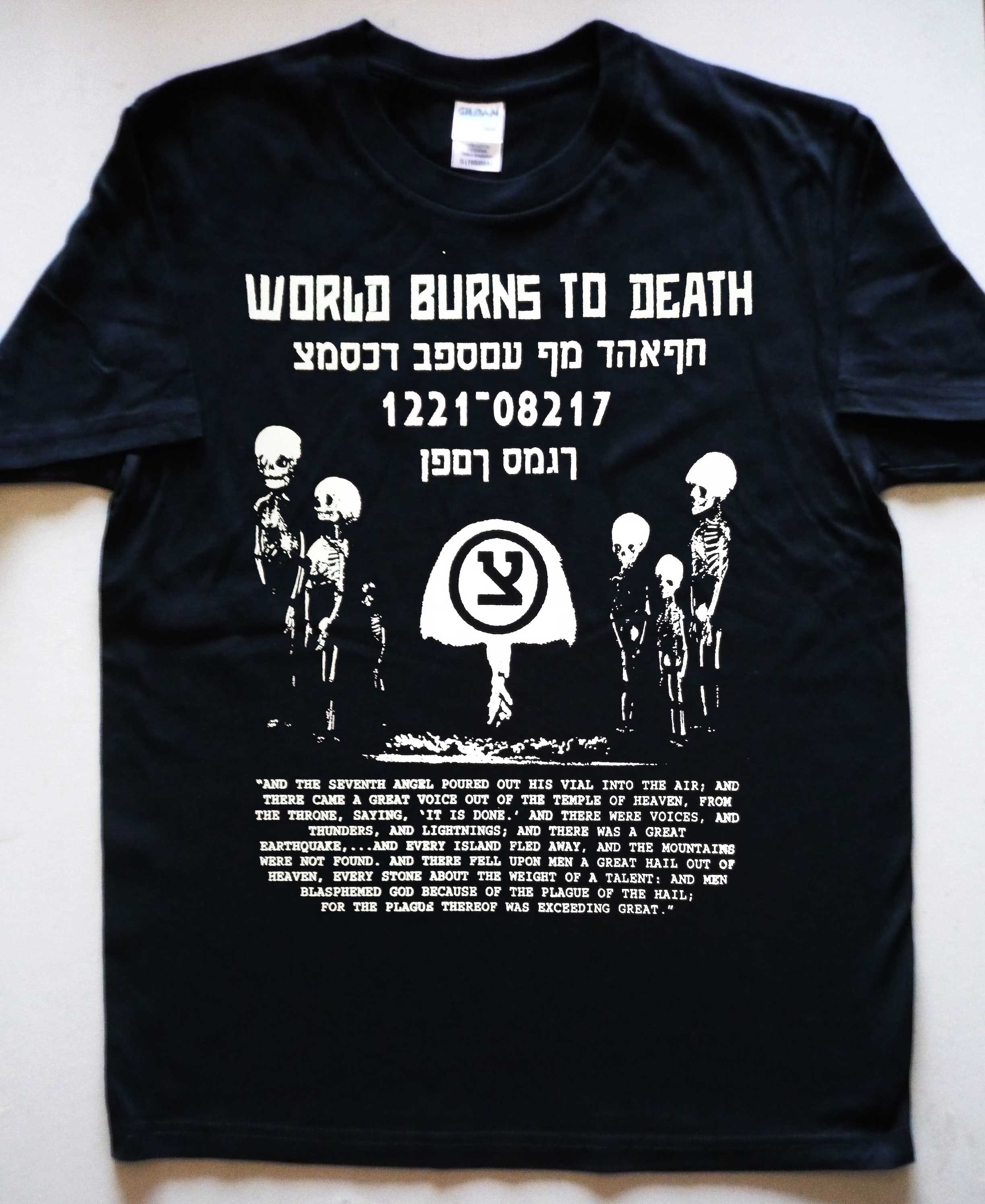 WORLD BURNS to DEATH T-shirt Kegcharge Tragedy Hellshock - Etsy