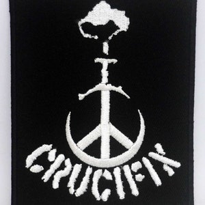 KRUCIFIX - Aufnäher Collier Collier Collier MDC Varukers