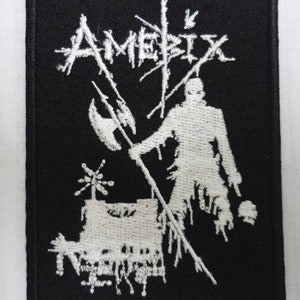 AMEBIX Axeman embroidered patch axegrinder effigy swordweilder zoe