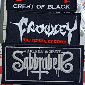 Naszywka haftowana Japan Metal Sabbrabells Sacrifice Crowley Zadkiel metal thrash metal
