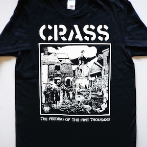 CRASS - The Feeding T-shirt conflict poison girls rudimentary hagar the womb