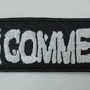 NO COMMENT embroidered patch spazz infest capitalist casualties