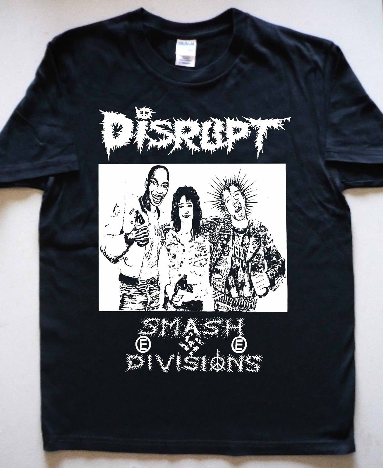 DISRUPT - Smash Divisions T-shirt Doom Cimex Larm Extreme