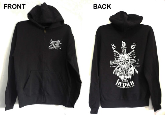 S.D.S - Anarchy Machine Hoodie Zipper Societic Death - Etsy