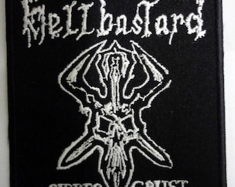 HELLBASTARD - Ripper Crust  embroidered patch amebix axegrinder effigy