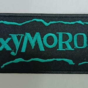 Embroidered patch OXYMORON  casualties unseen total chaos global chaos