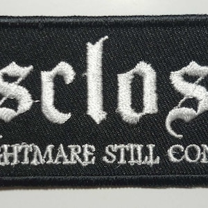 DISCLOSE - DIS Nightmare still continues embroidered patch