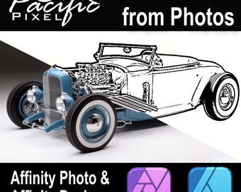 Line Art from your Photos in Affinity Photo & Designer for iPad, Windows and Mac with Blackline