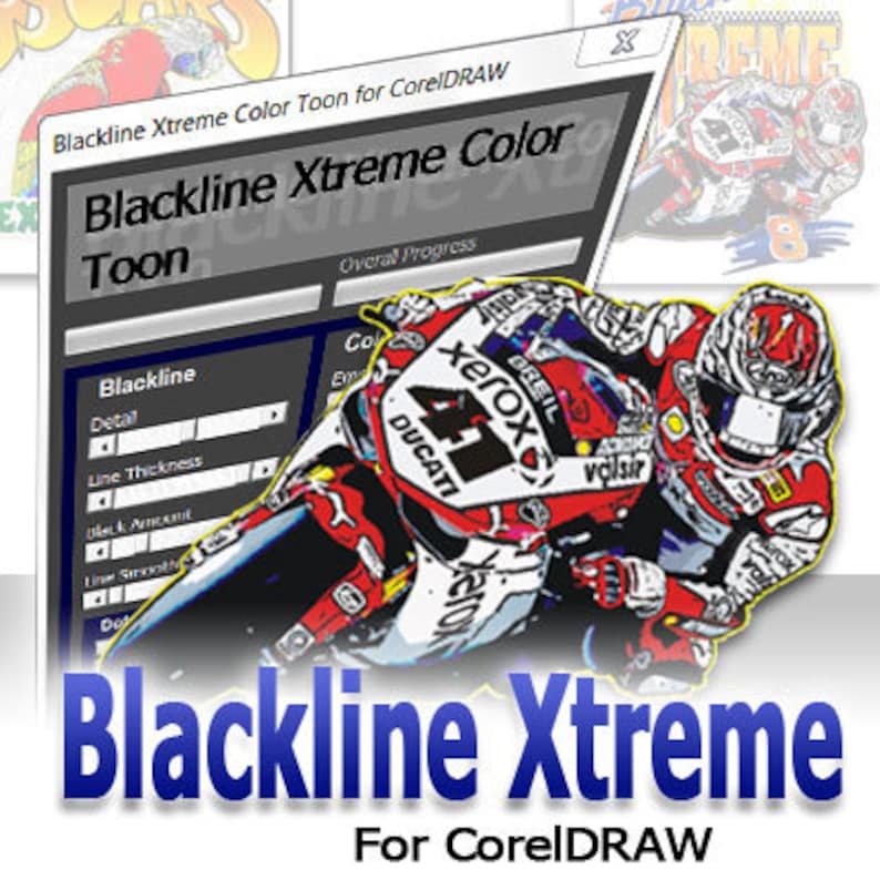 Cartooning in Corel DRAW Full Version!* Blackline Xtreme image 1