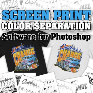 Color Separation Software for Photoshop - Automatic Camera Ready Color Separations for Screen Printing with Spot Me