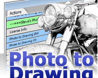 Photo to Drawing for Photoshop
