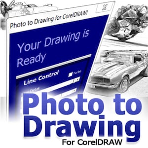 Photo to Drawing for Corel Draw X3, X4, X5 and X6