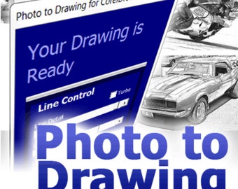 Photo to Drawing for Corel Draw X3, X4, X5 and X6