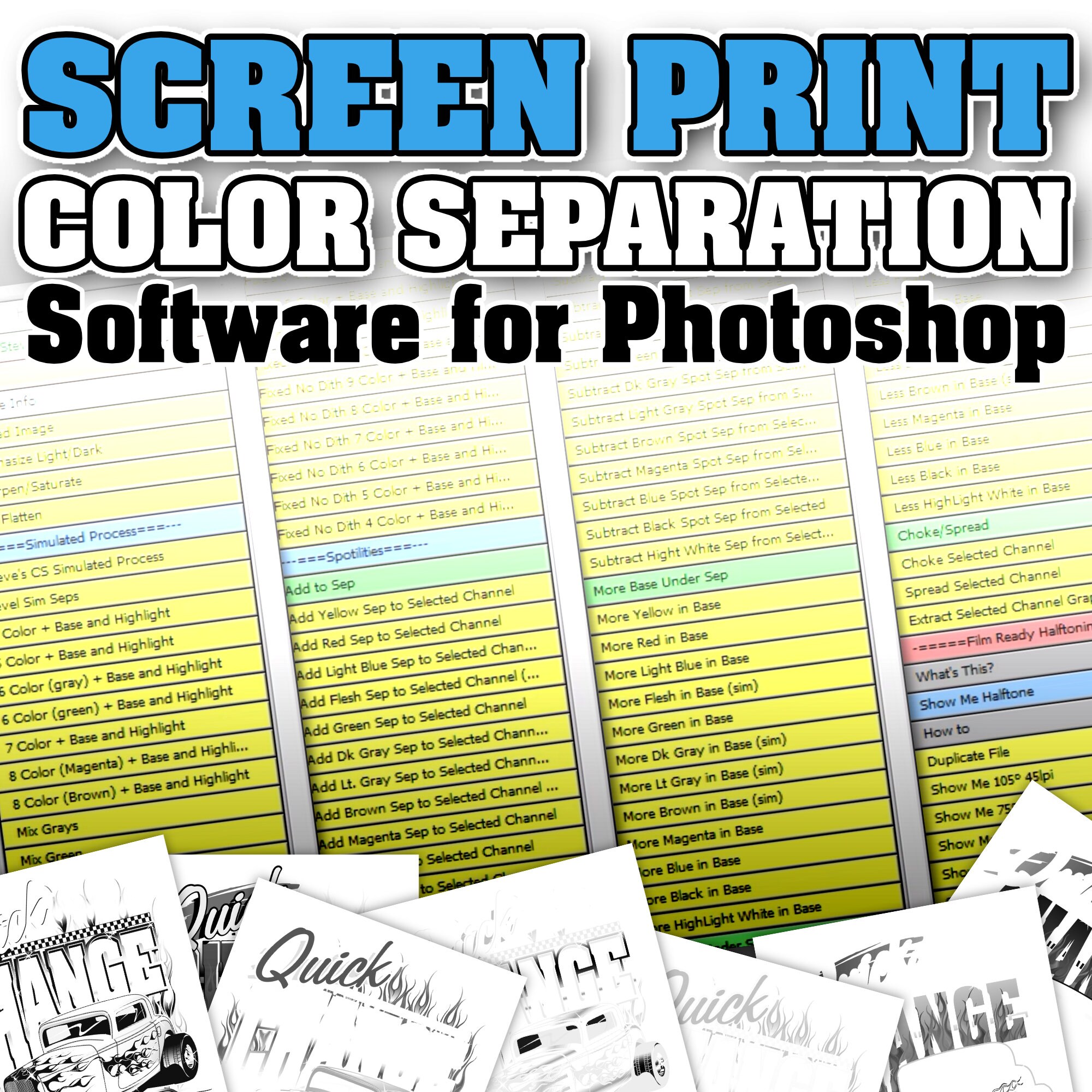 Color Separation Software for Automatic Camera Ready Color