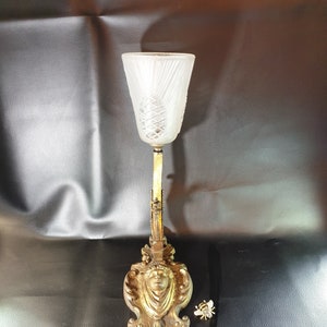 Antique Bronze Wall Sconce - French Antique Bronze Wall Light - Chateau Decor - Antique Lighting