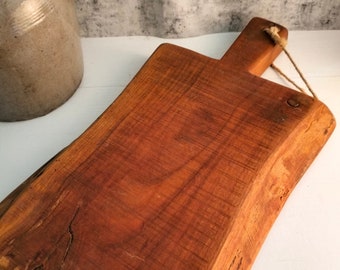 French Vintage Bread Board - French Charcuterie Board - Vintage Chopping Board - Rectangle Bread Board